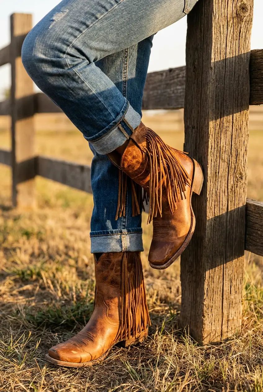 5 Outfit con gli Stivali Texani che Funzionano Sempre
