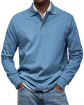 Riva Capri | Camicia Poloshirt Casual a Maniche Lunghe