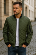 Riva Capri | Giacca in cotone a motivo rombo